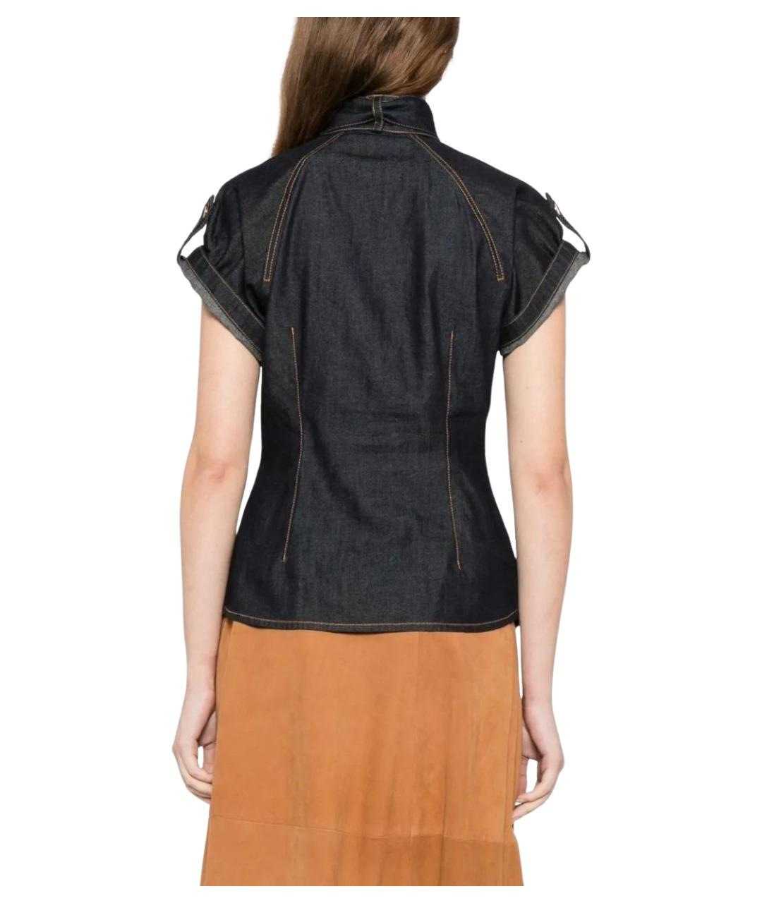 ZIMMERMANN Синяя хлопковая рубашка, фото 4