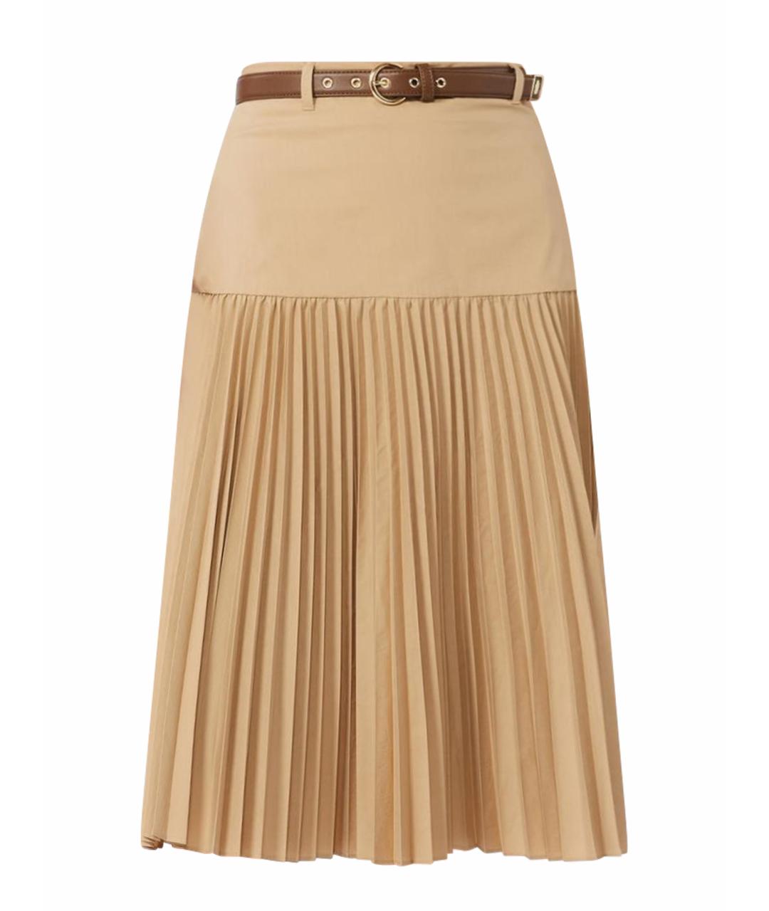 MAX MARA STUDIO Хлопковая юбка миди, фото 1