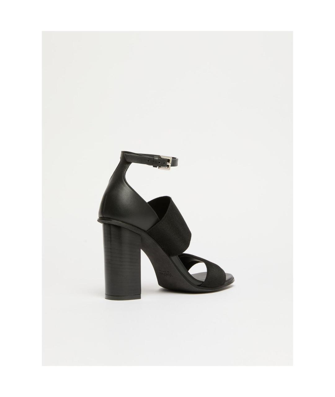 MAX MARA Черные босоножки, фото 3