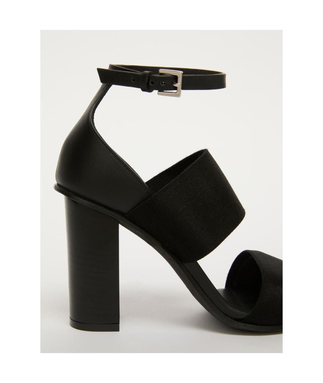 MAX MARA Черные босоножки, фото 4