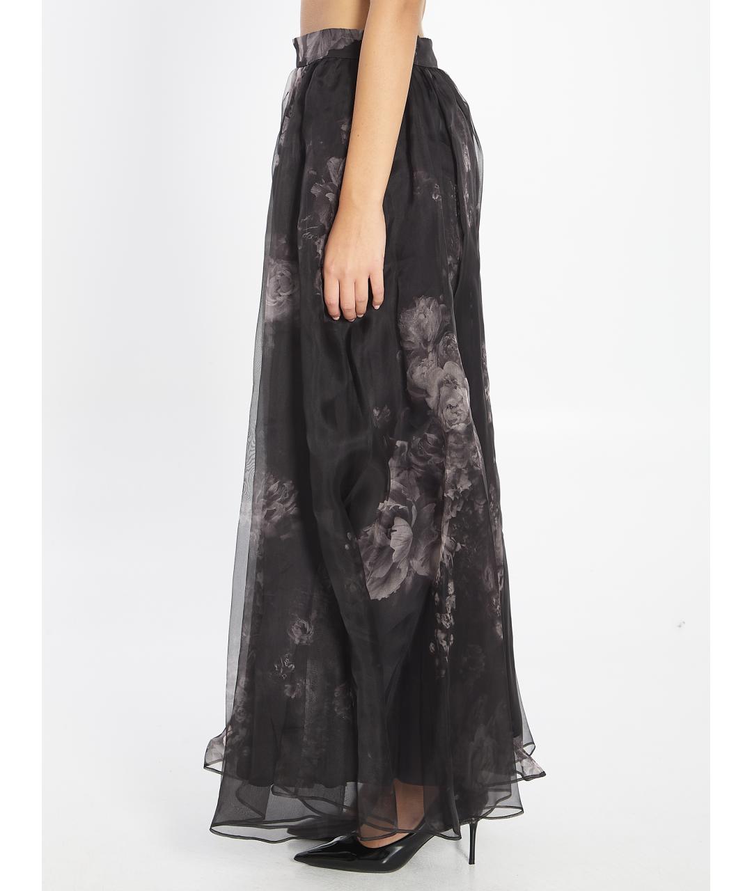 ZIMMERMANN Черная шелковая юбка макси, фото 3