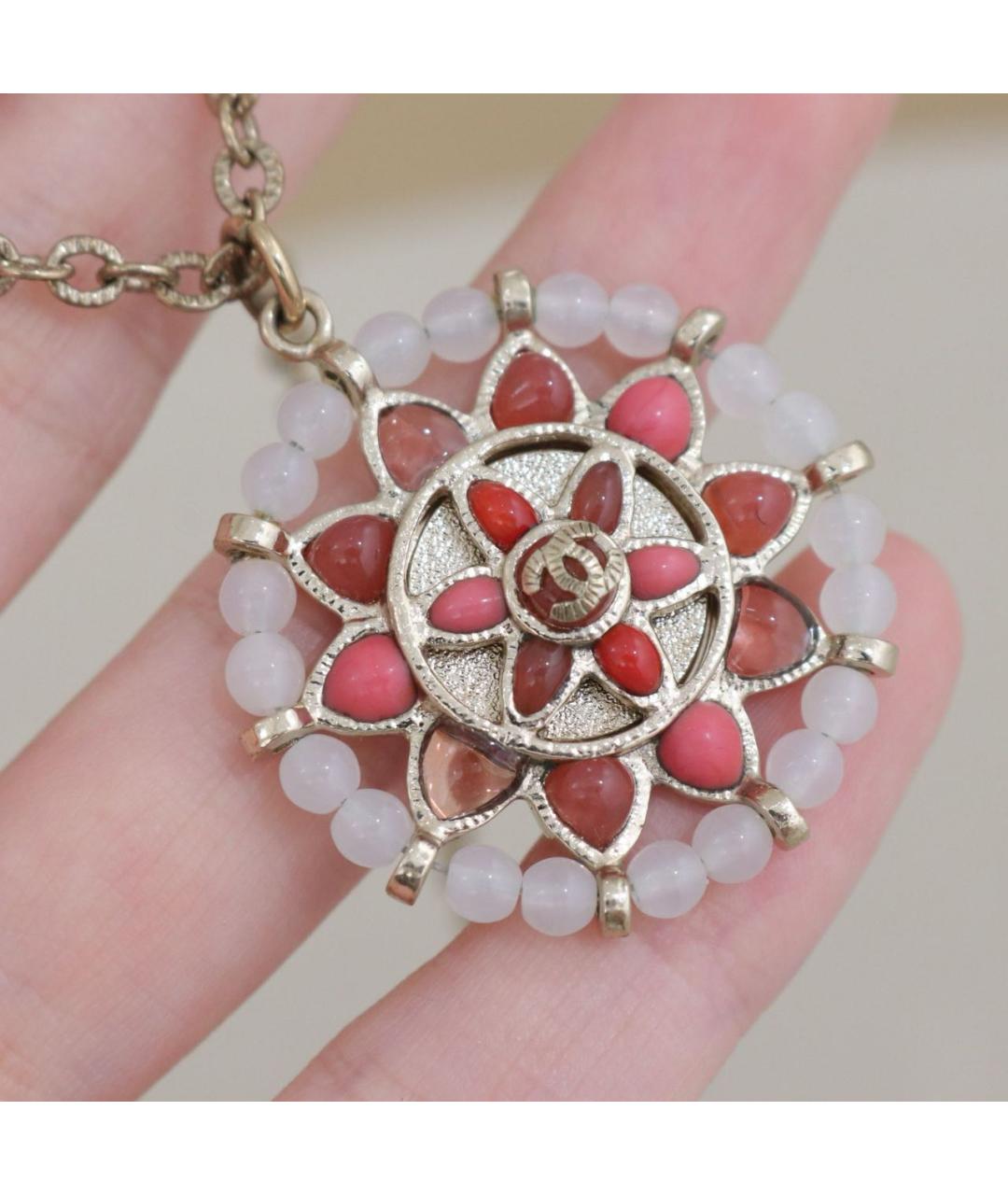 CHANEL Золотое металлическое колье, фото 4