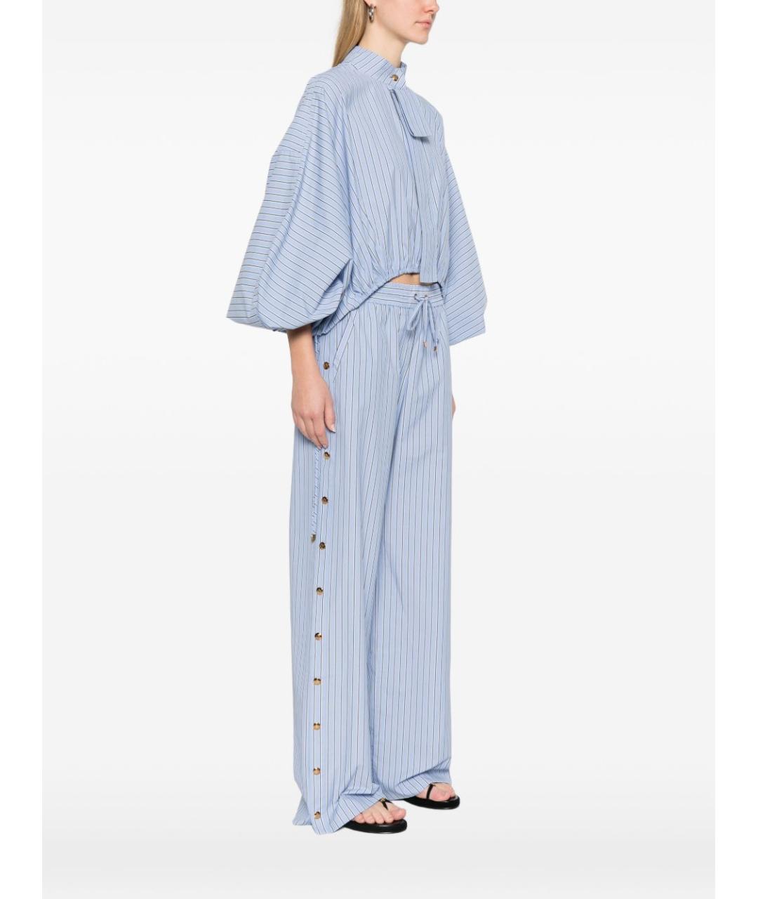 ZIMMERMANN Синяя хлопковая рубашка, фото 4