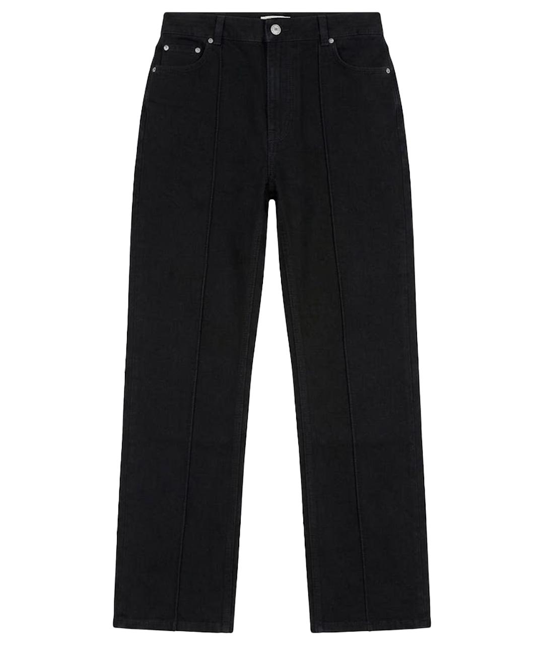 J.W.ANDERSON Черные хлопковые прямые джинсы, фото 1