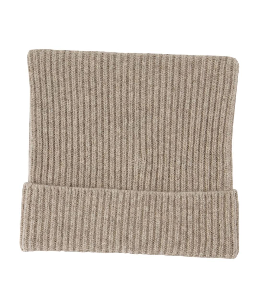 ACNE STUDIOS Бежевая хлопковая шапка, фото 2