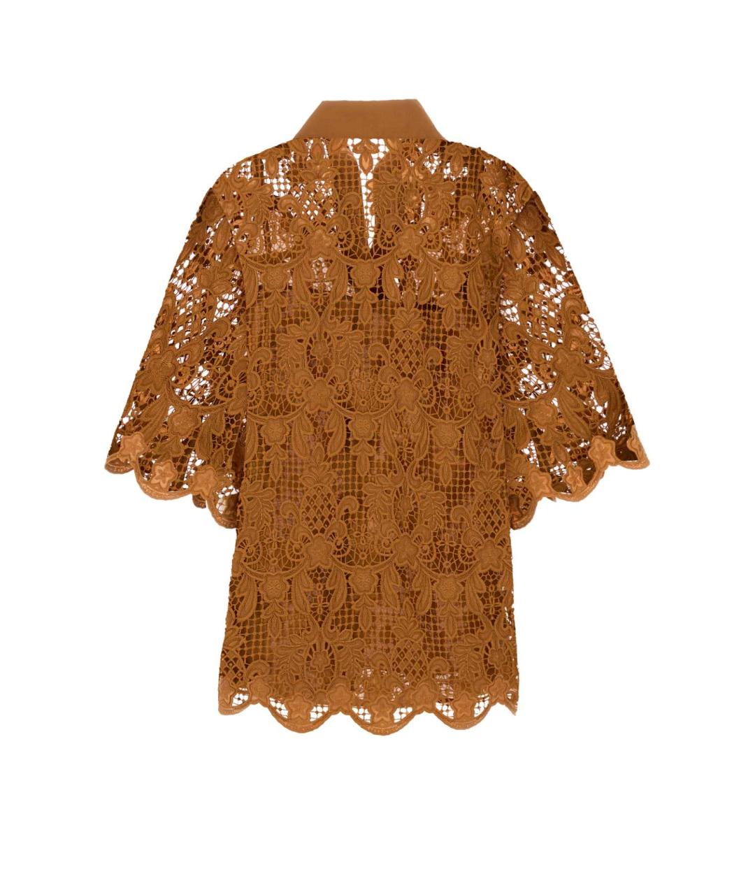 ZIMMERMANN Оранжевая полиэстеровая футболка, фото 2