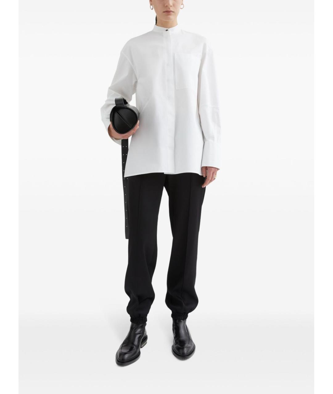 JIL SANDER Черные прямые брюки, фото 5