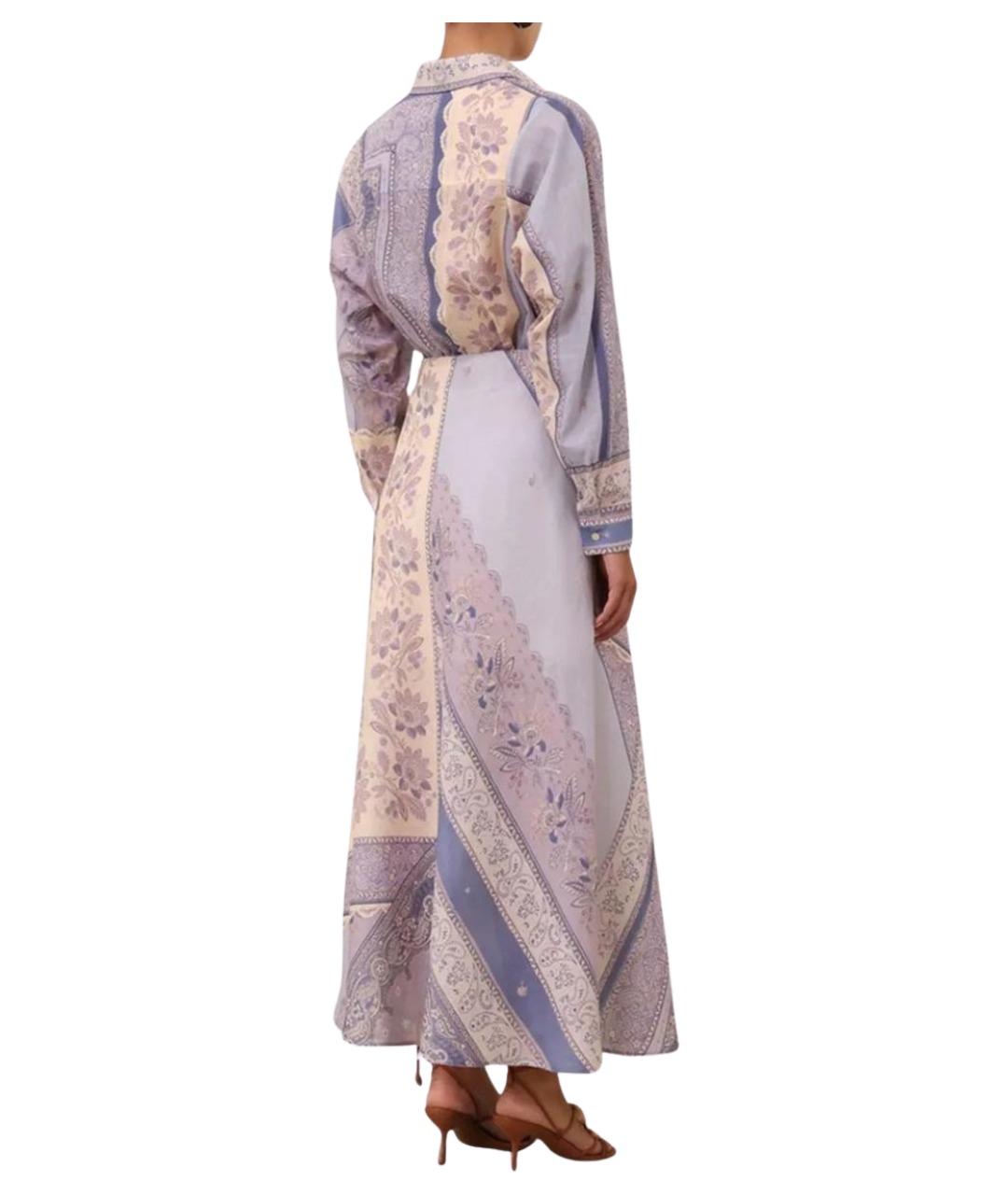 ZIMMERMANN Мульти хлопковая юбка миди, фото 4