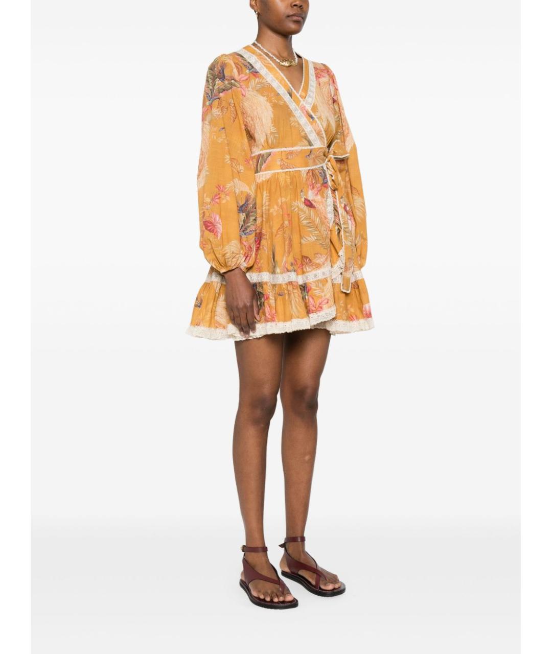 ZIMMERMANN Хлопковое повседневное платье, фото 3