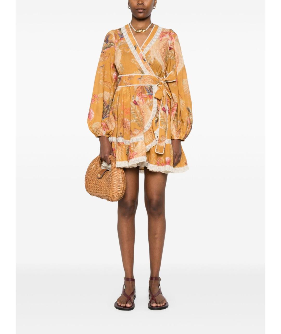 ZIMMERMANN Хлопковое повседневное платье, фото 2