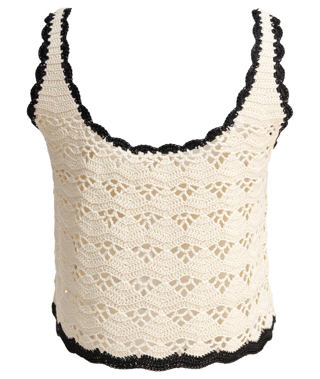 ZIMMERMANN Бежевая хлопковая майка, фото 2