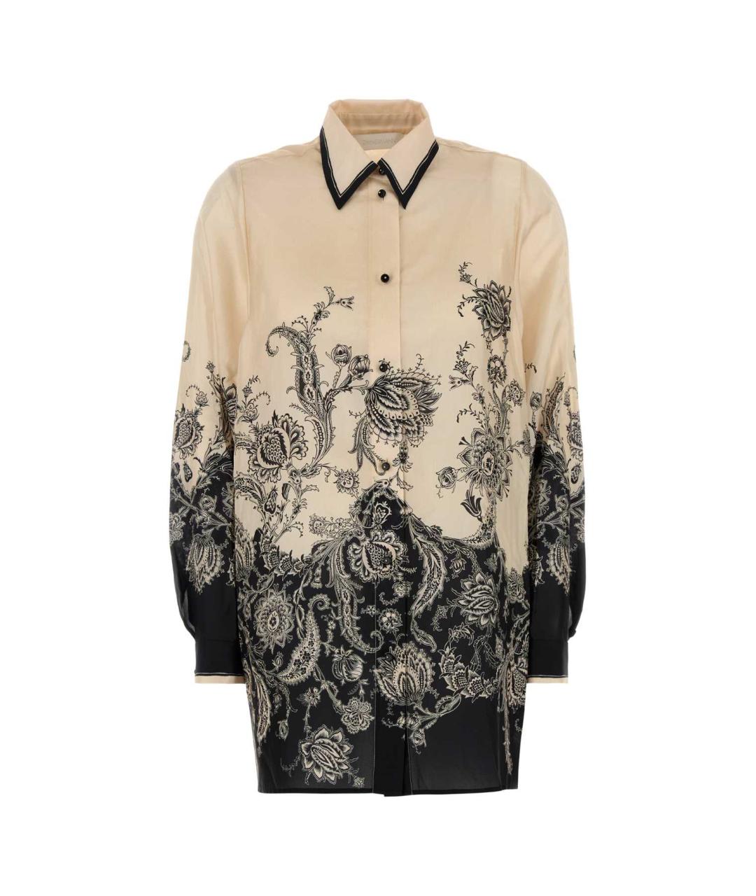 ZIMMERMANN Мульти шелковая рубашка, фото 1