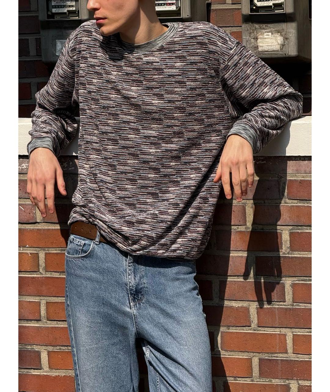 MISSONI Мульти шелковый джемпер / свитер, фото 7