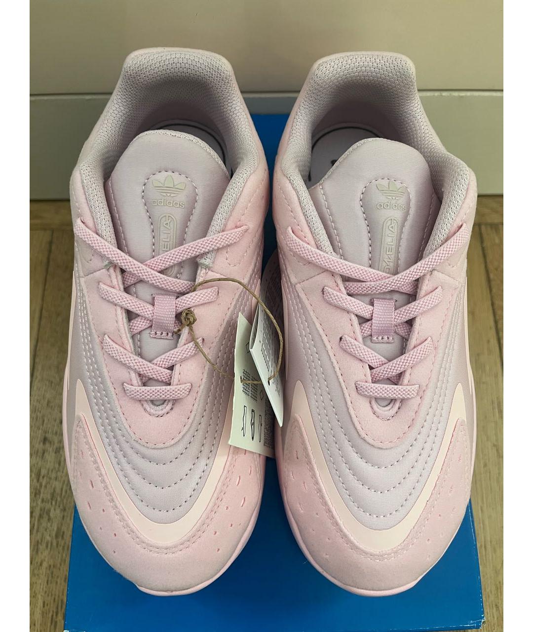 ADIDAS Розовые синтетические кеды, фото 3