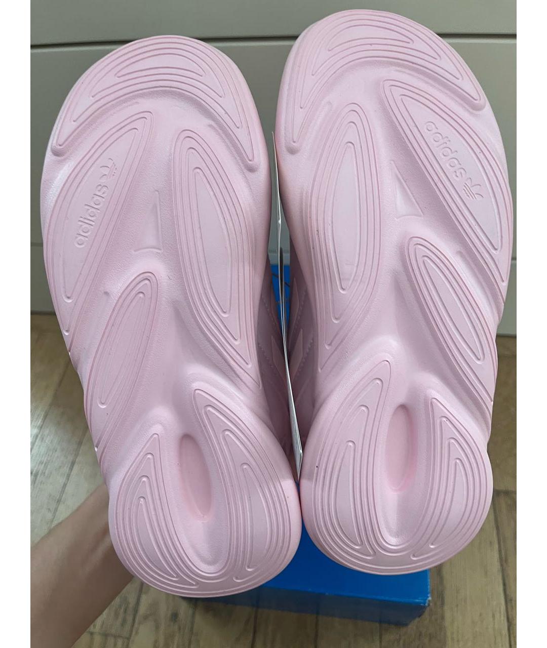 ADIDAS Розовые синтетические кеды, фото 5