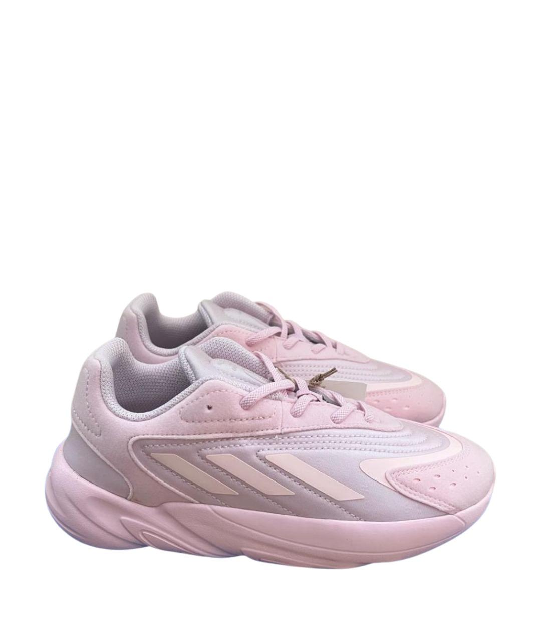 ADIDAS Розовые синтетические кеды, фото 1