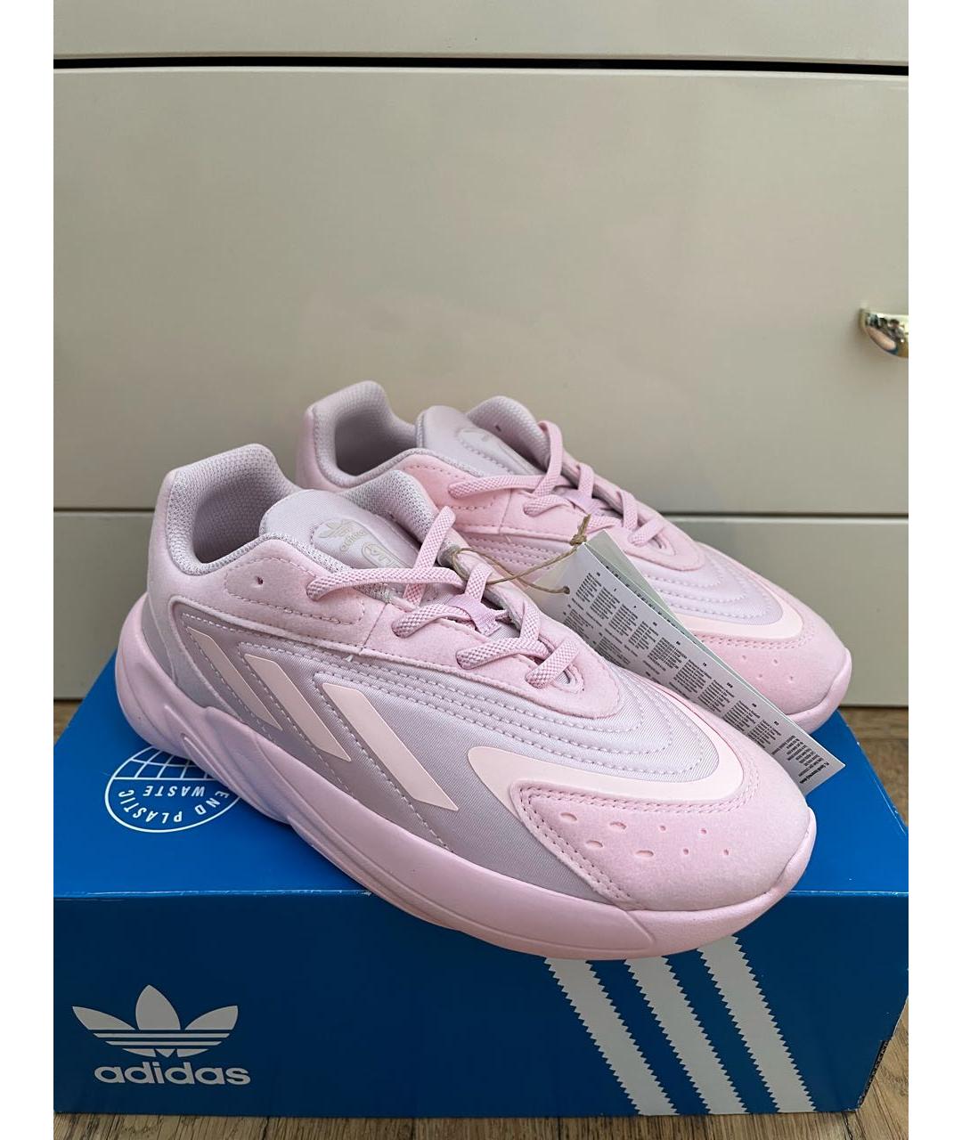 ADIDAS Розовые синтетические кеды, фото 8