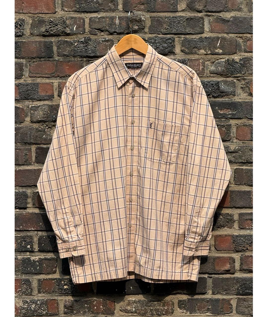 SAINT LAURENT Мульти хлопковая кэжуал рубашка, фото 9