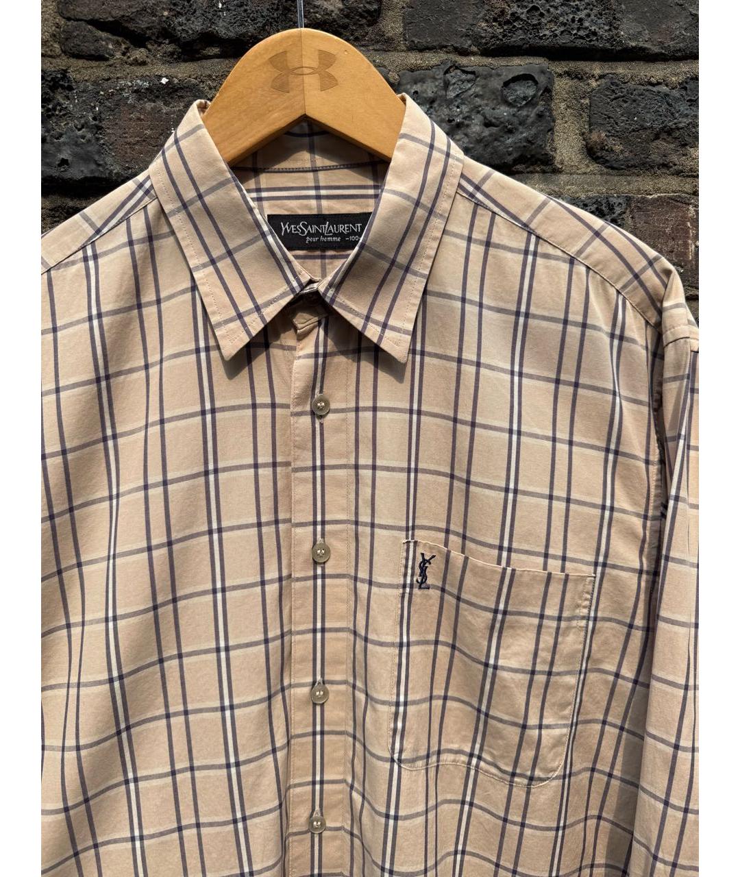 SAINT LAURENT Мульти хлопковая кэжуал рубашка, фото 2