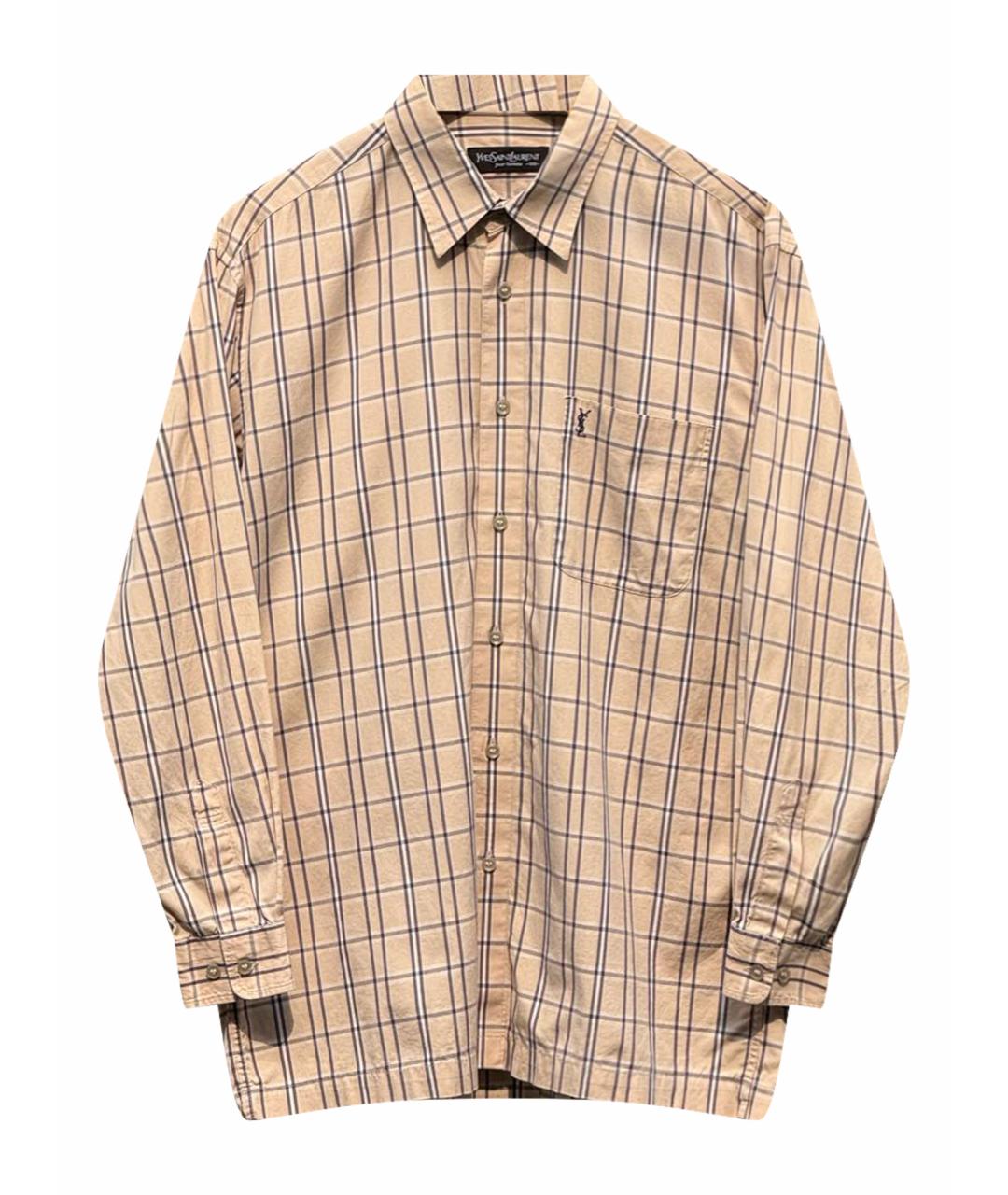 SAINT LAURENT Мульти хлопковая кэжуал рубашка, фото 1