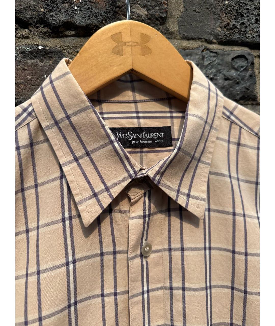 SAINT LAURENT Мульти хлопковая кэжуал рубашка, фото 3