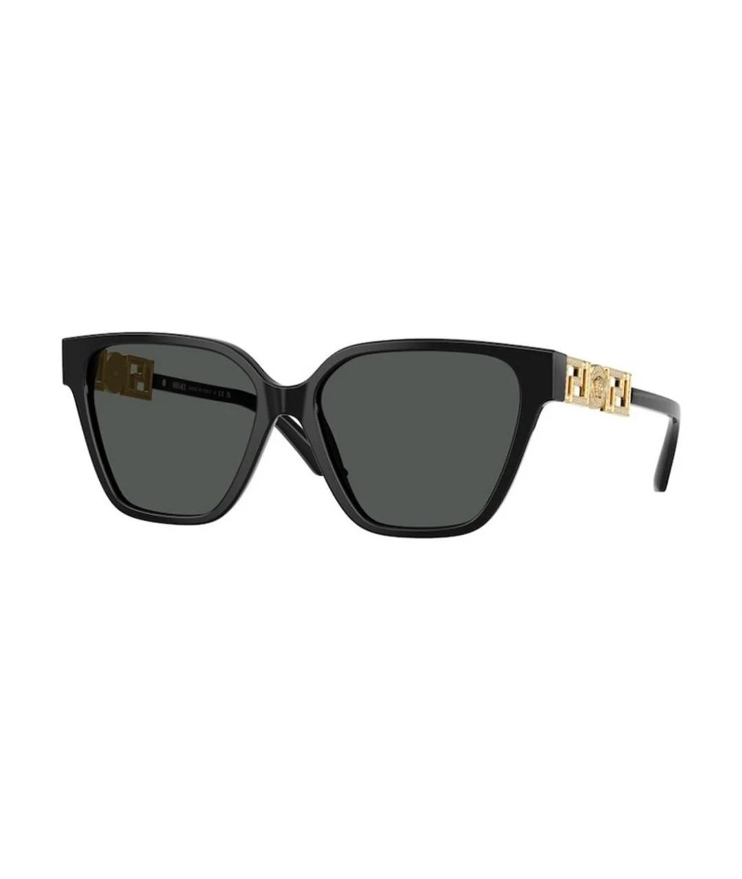 VERSACE Черные солнцезащитные очки, фото 1