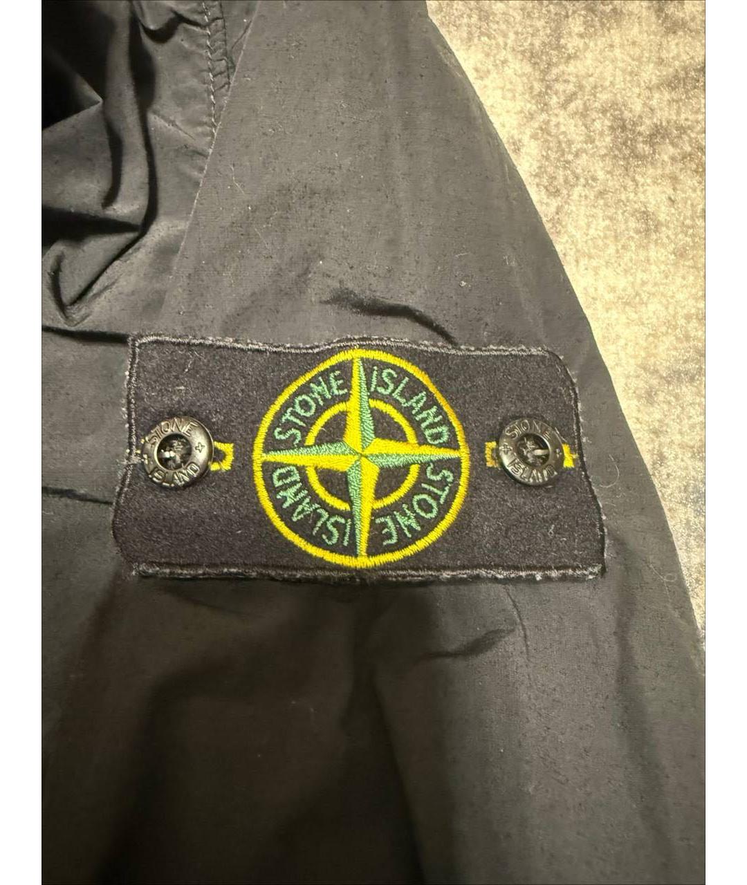 STONE ISLAND Черная полиамидовая куртка, фото 4