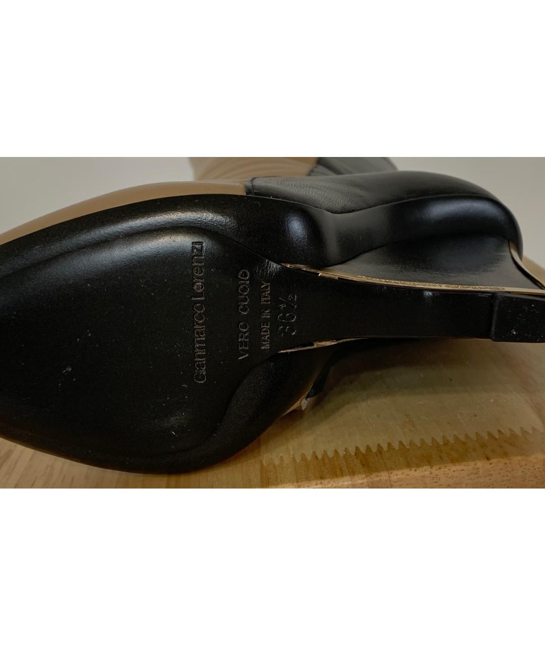 GIAN MARCO LORENZI Бежевые кожаные сапоги, фото 5