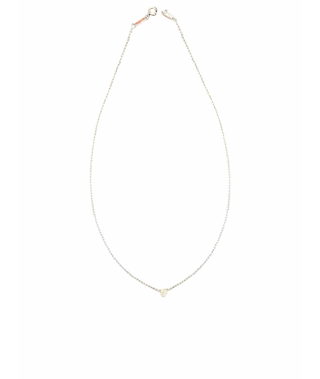 TIFFANY&CO Серебряное платиновое колье, фото 1