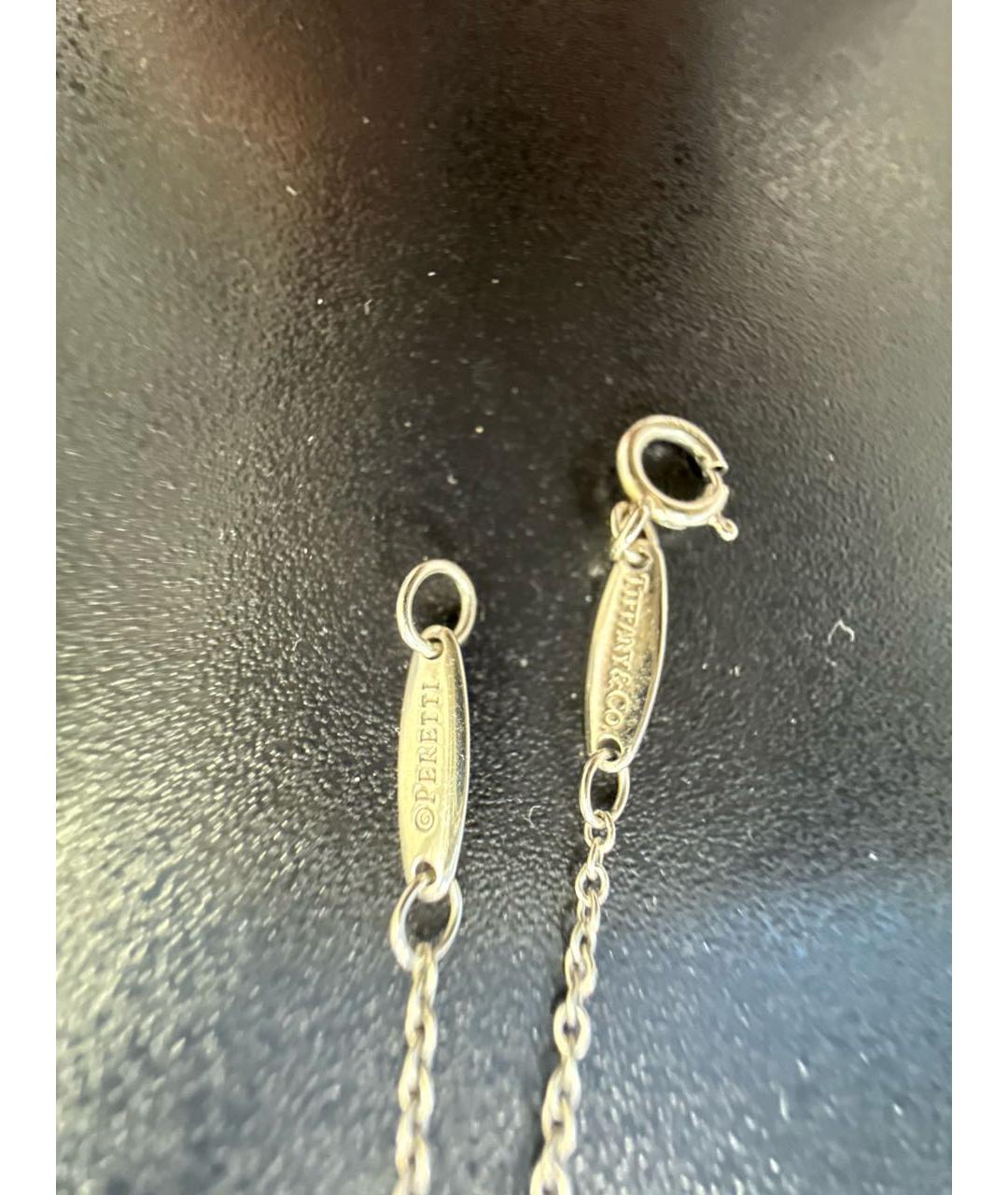 TIFFANY&CO Серебряное платиновое колье, фото 5