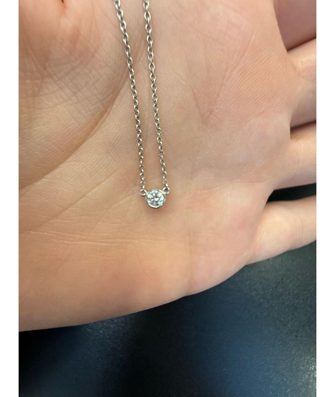 TIFFANY&CO Серебряное платиновое колье, фото 4