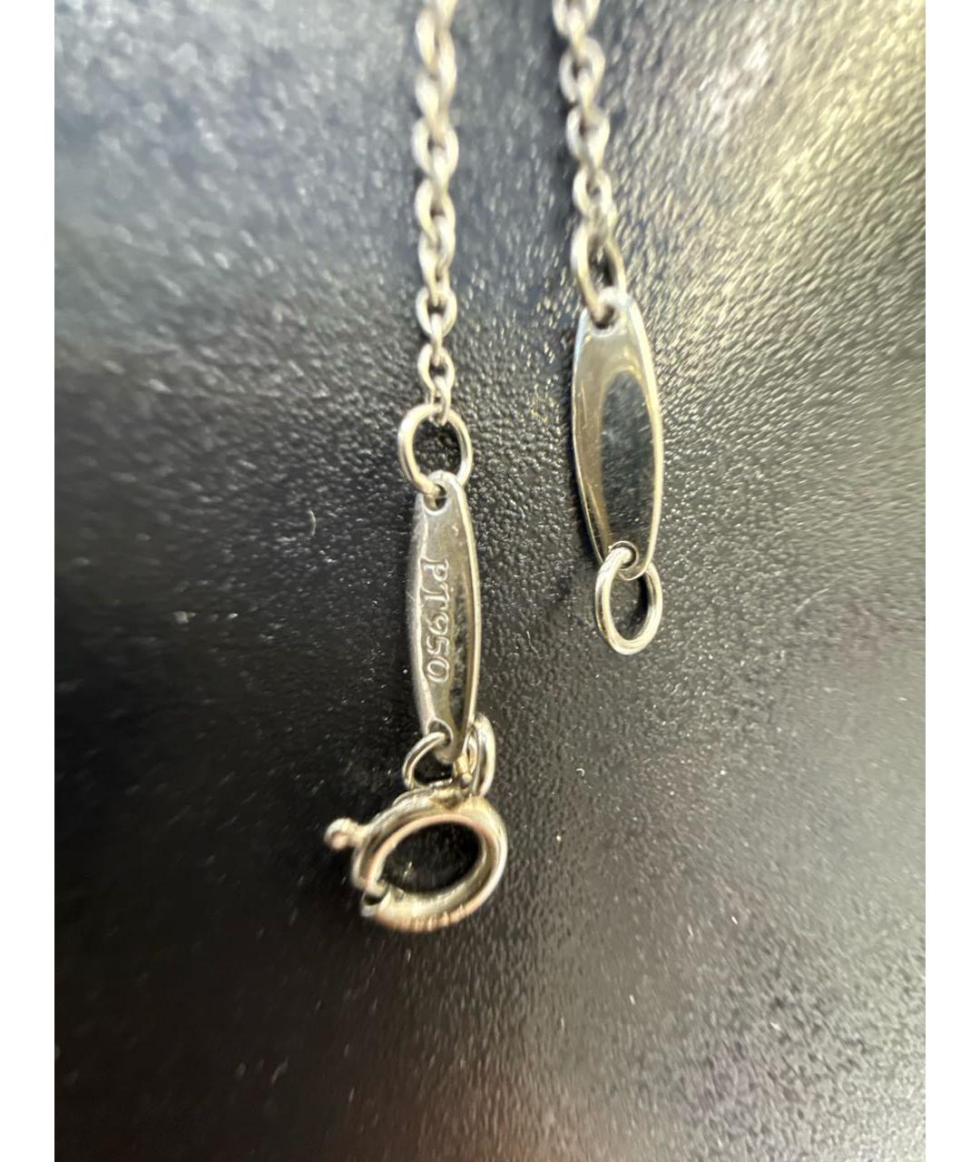 TIFFANY&CO Серебряное платиновое колье, фото 6