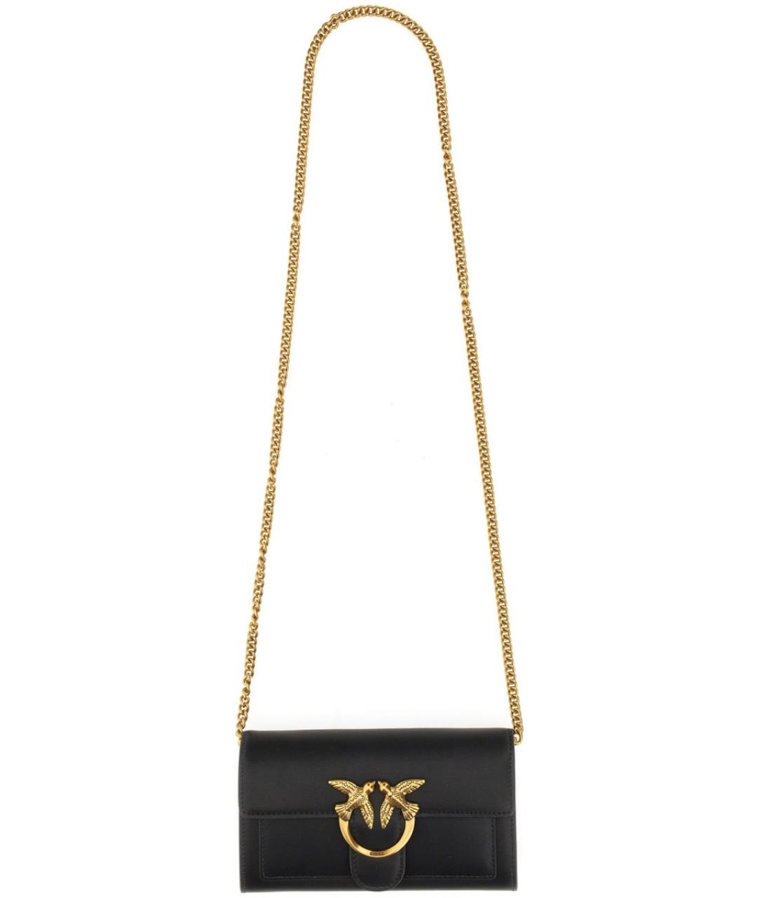PINKO Черная сумка через плечо, фото 1