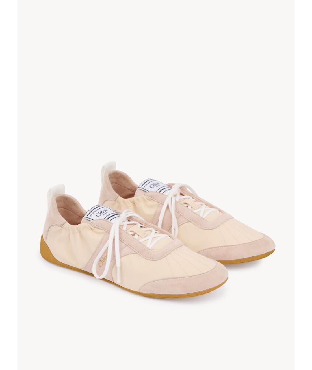 CHLOE Бежевые кроссовки, фото 2