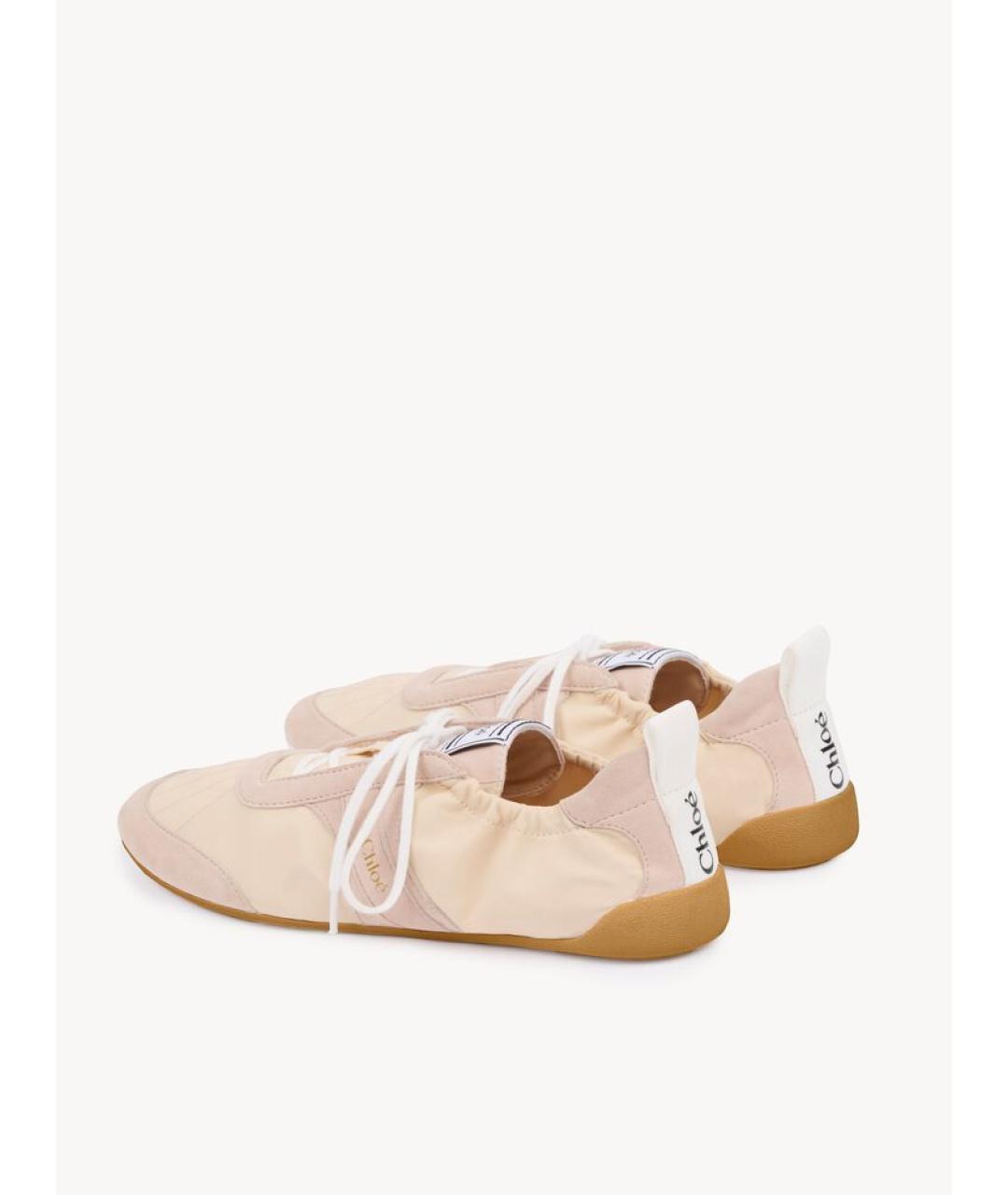 CHLOE Бежевые кроссовки, фото 5