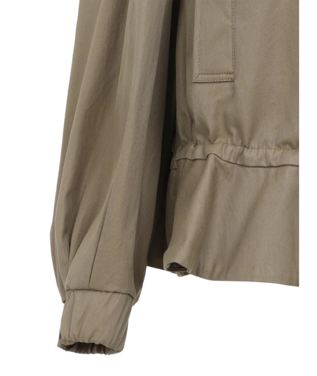 DRIES VAN NOTEN Коричневая хлопковая куртка, фото 3