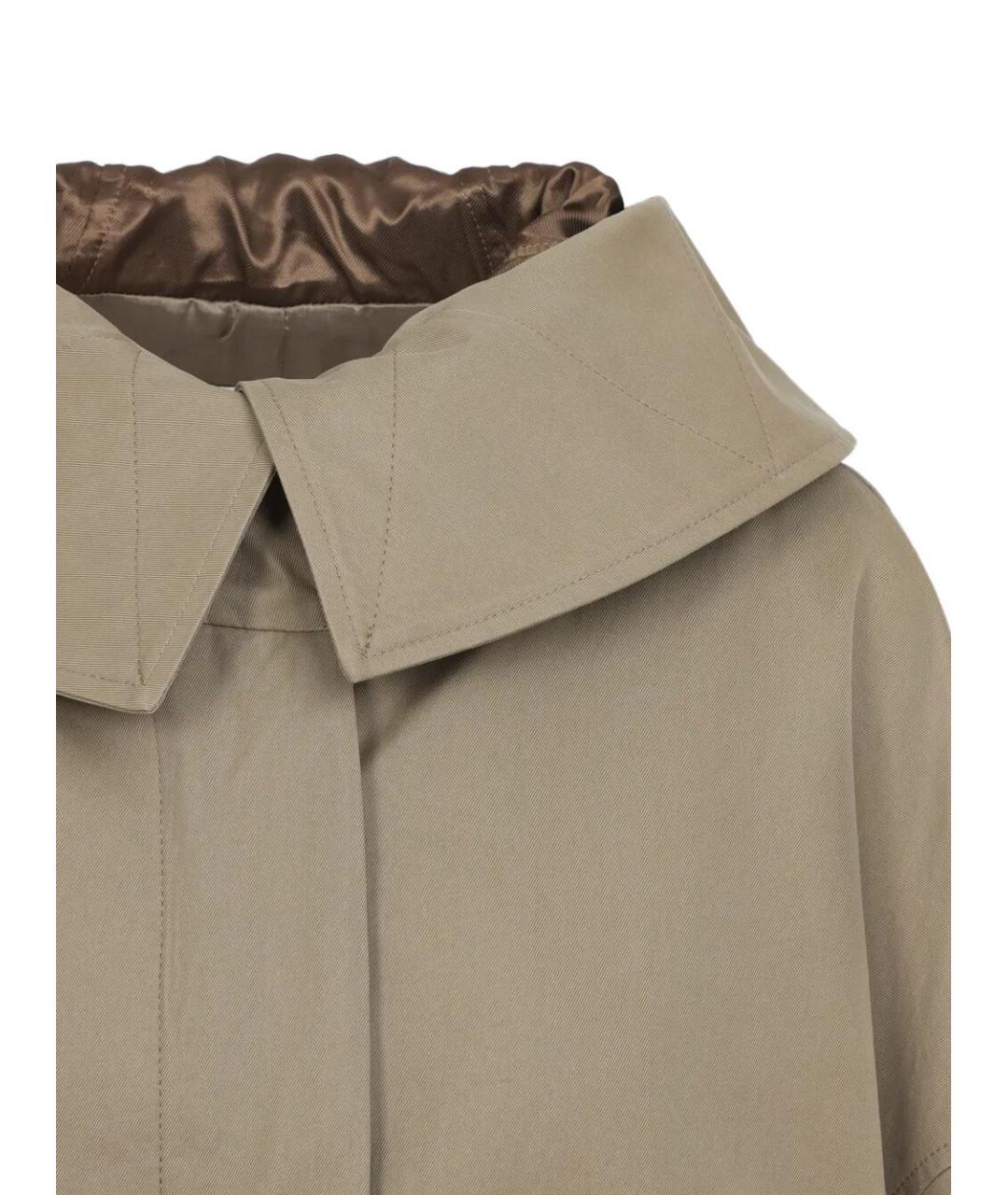 DRIES VAN NOTEN Коричневая хлопковая куртка, фото 4