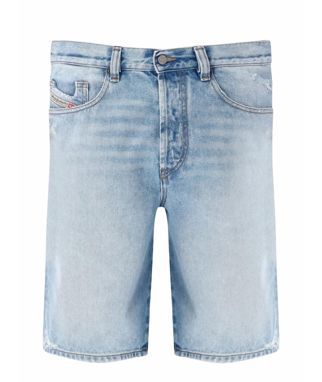 DIESEL Синие хлопковые шорты, фото 1