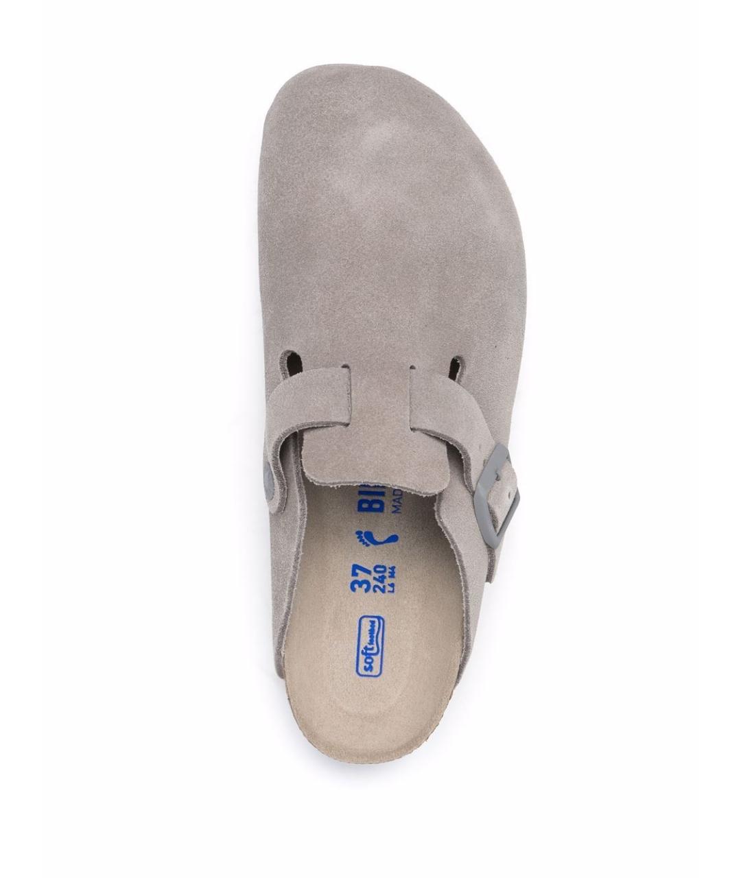 BIRKENSTOCK Серые замшевые сандалии, фото 4