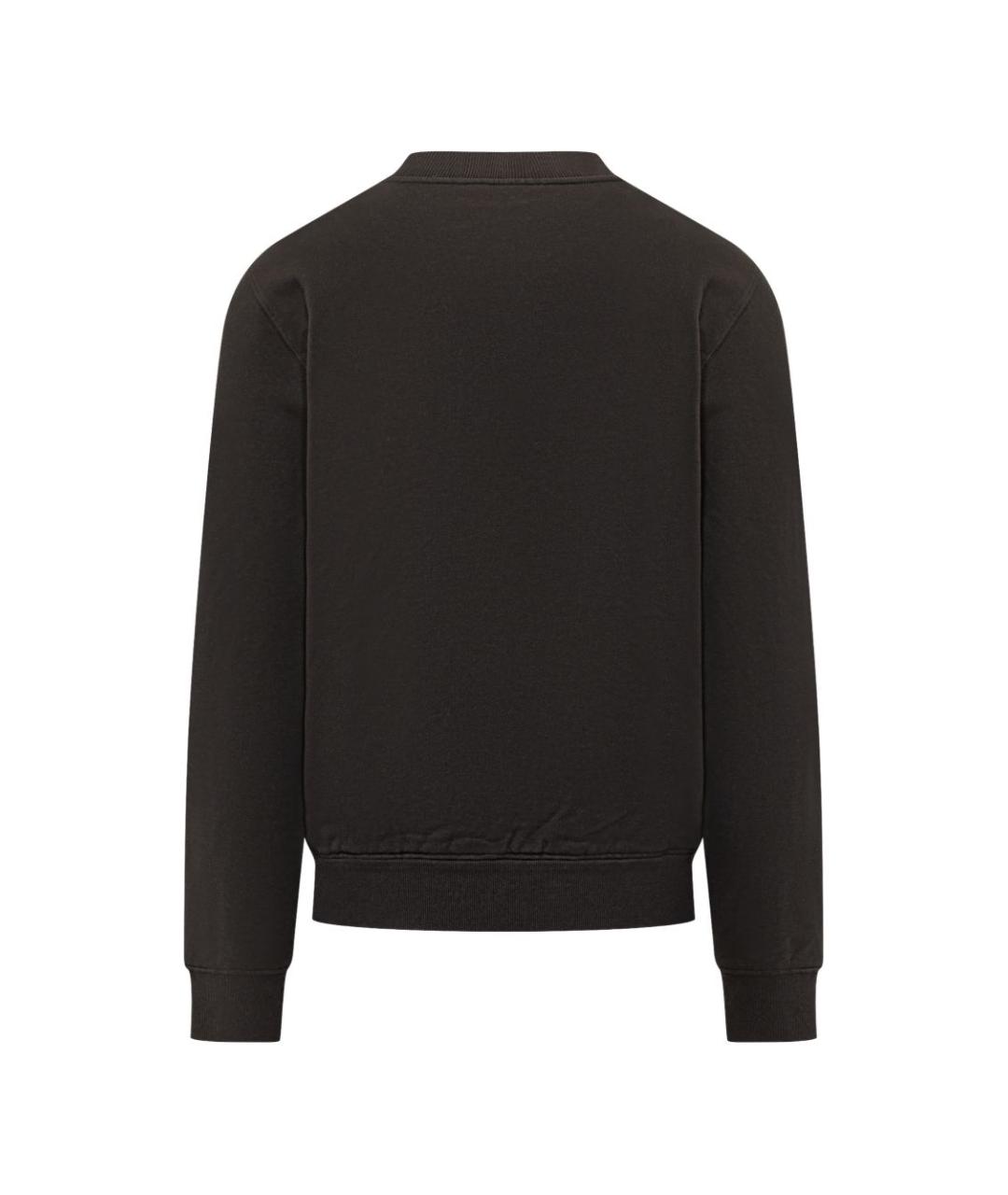 DOLCE&GABBANA Черный хлопковый джемпер / свитер, фото 2