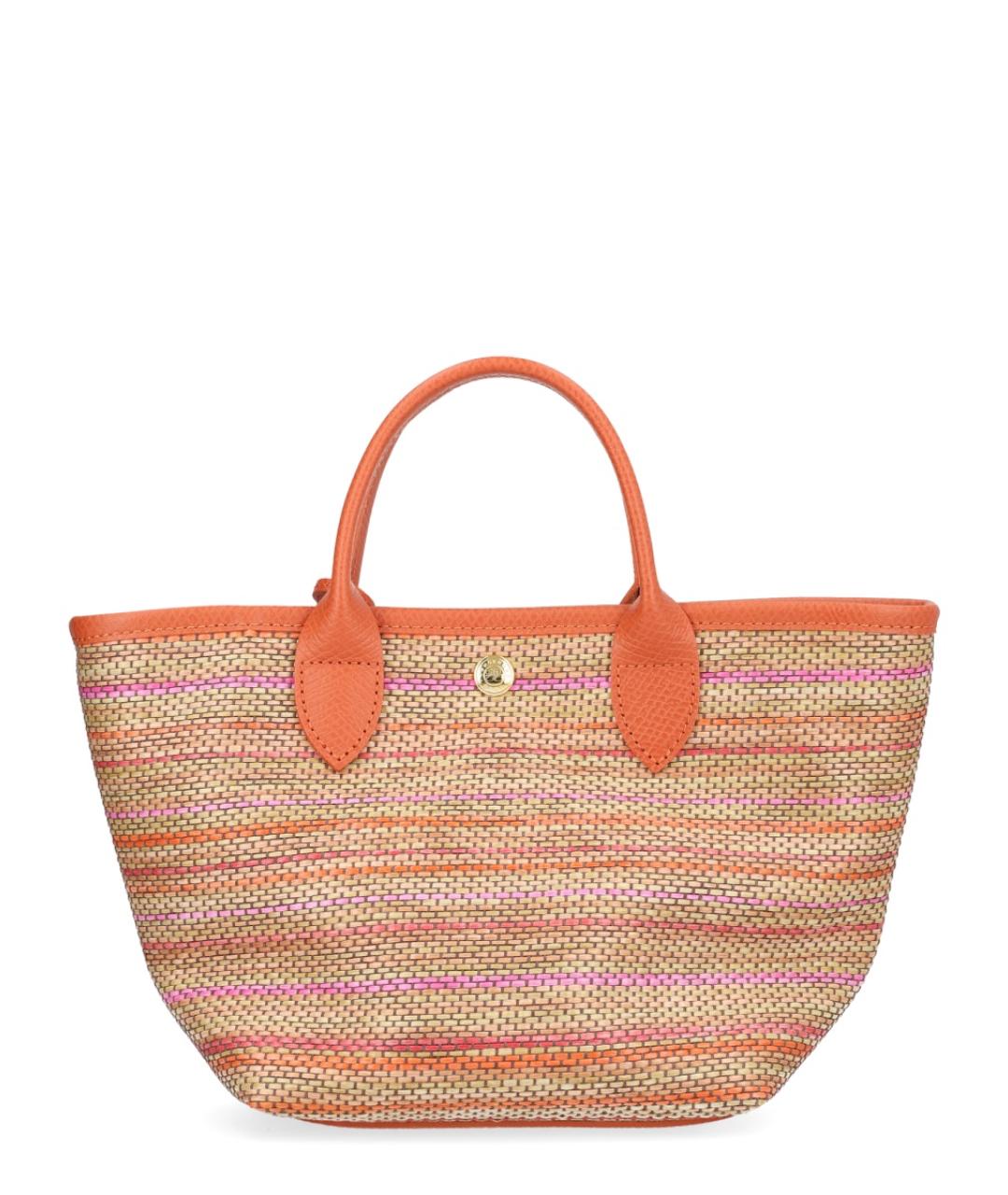 LONGCHAMP Оранжевая тканевая сумка через плечо, фото 3