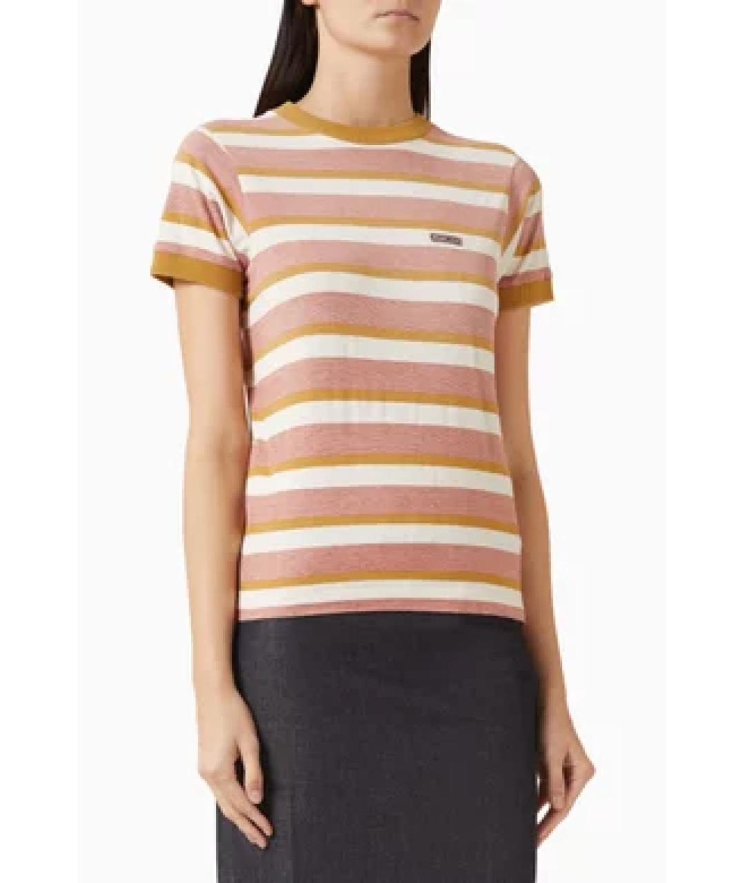 PRADA Мульти хлопковая футболка, фото 3