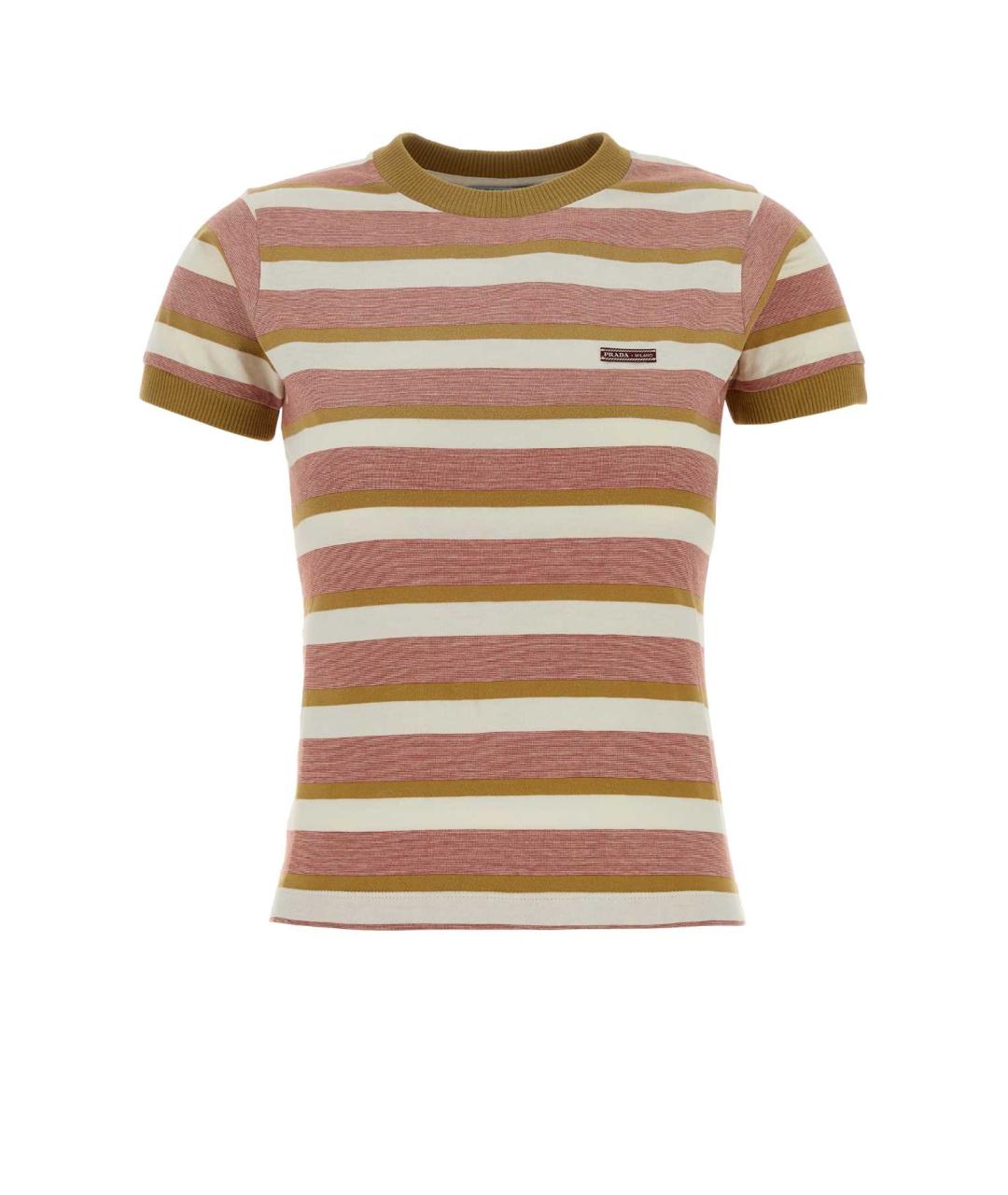 PRADA Мульти хлопковая футболка, фото 1