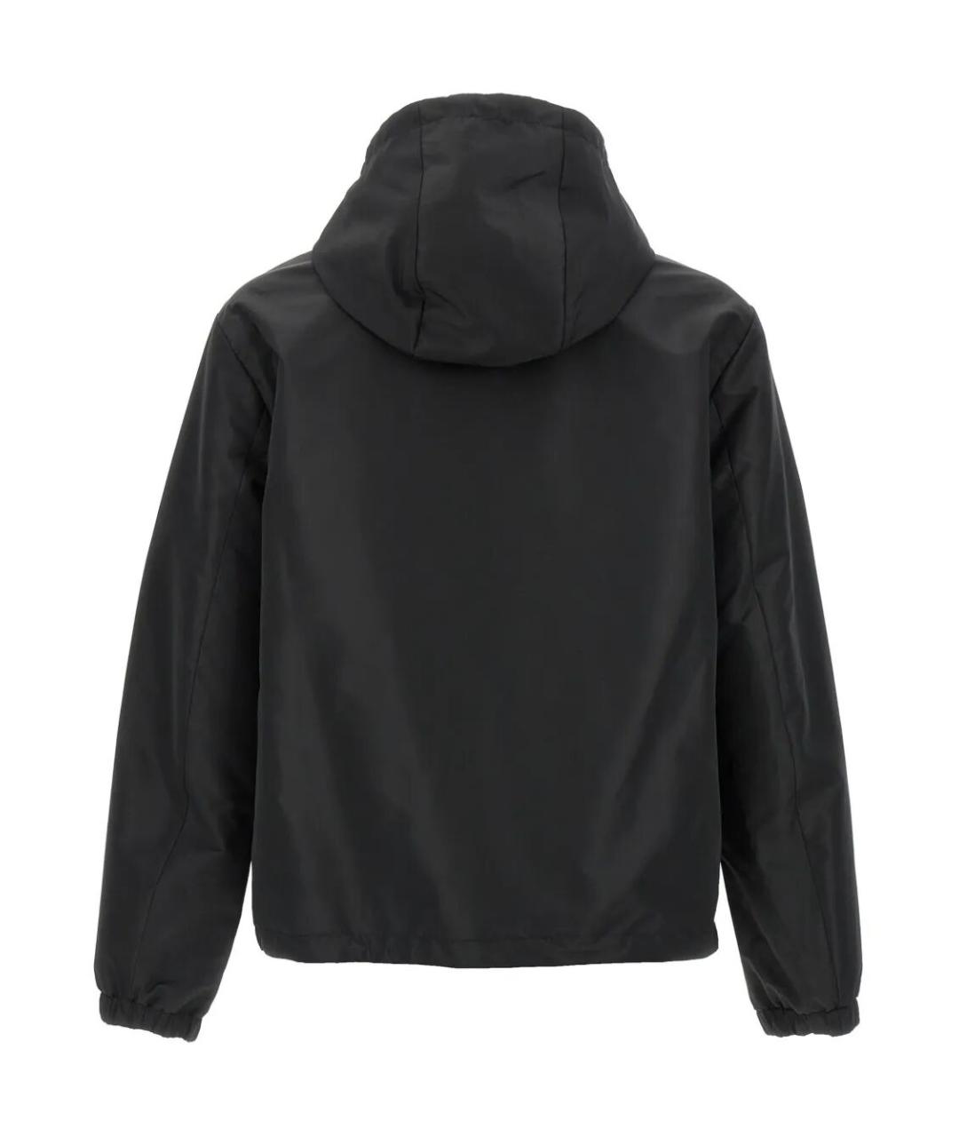 FENDI Черная полиэстеровая куртка, фото 2