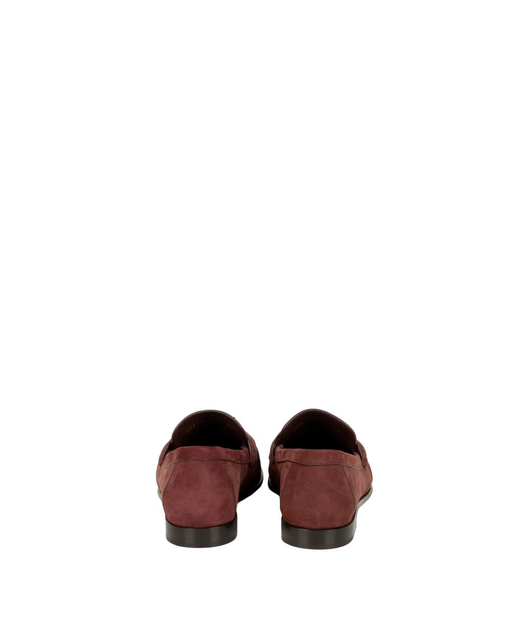 FENDI Фиолетовые кожаные лоферы, фото 3