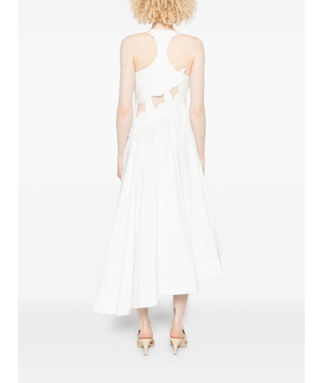 ZIMMERMANN Белое хлопковое повседневное платье, фото 5