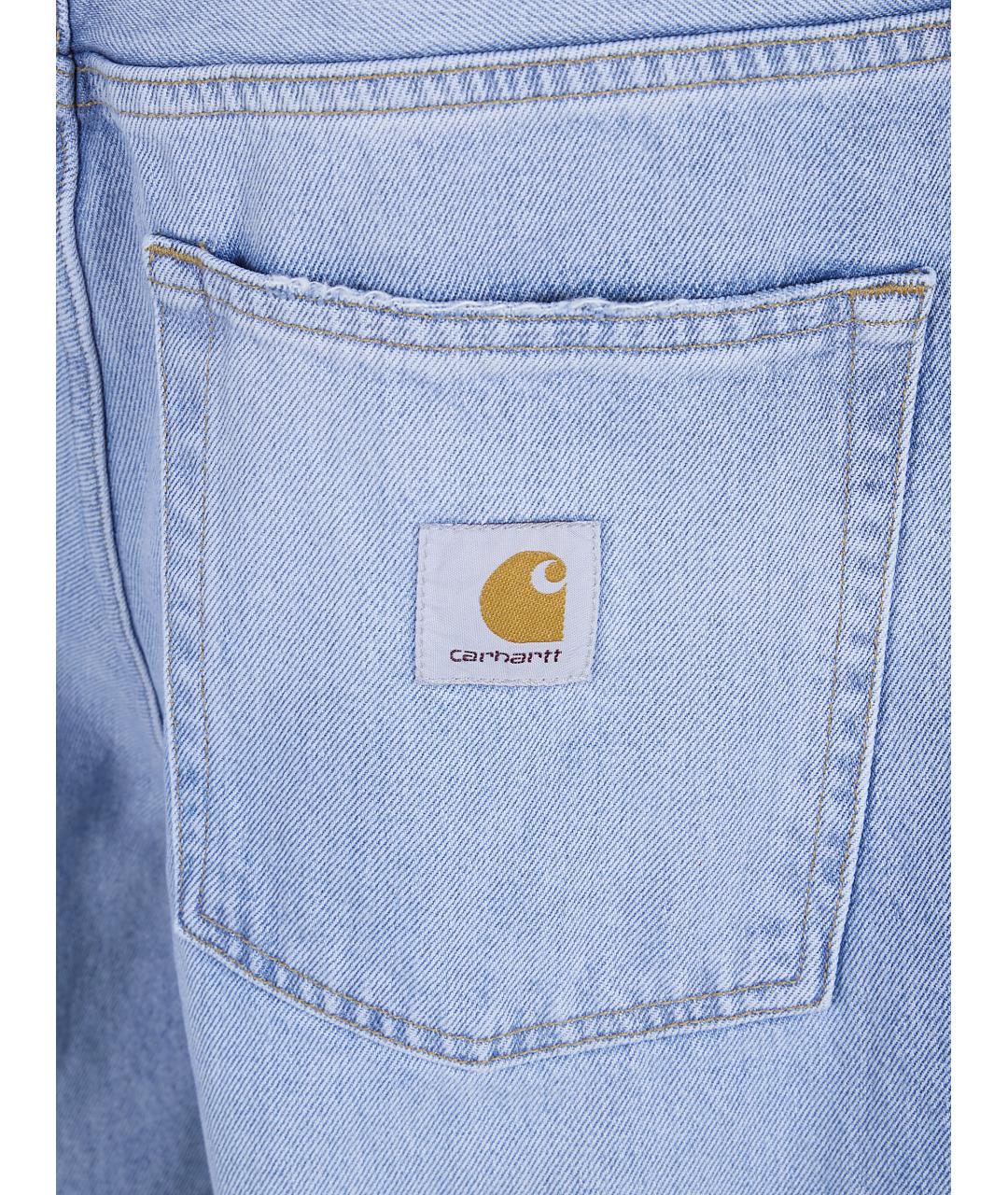 CARHARTT WIP Синие хлопковые шорты, фото 2