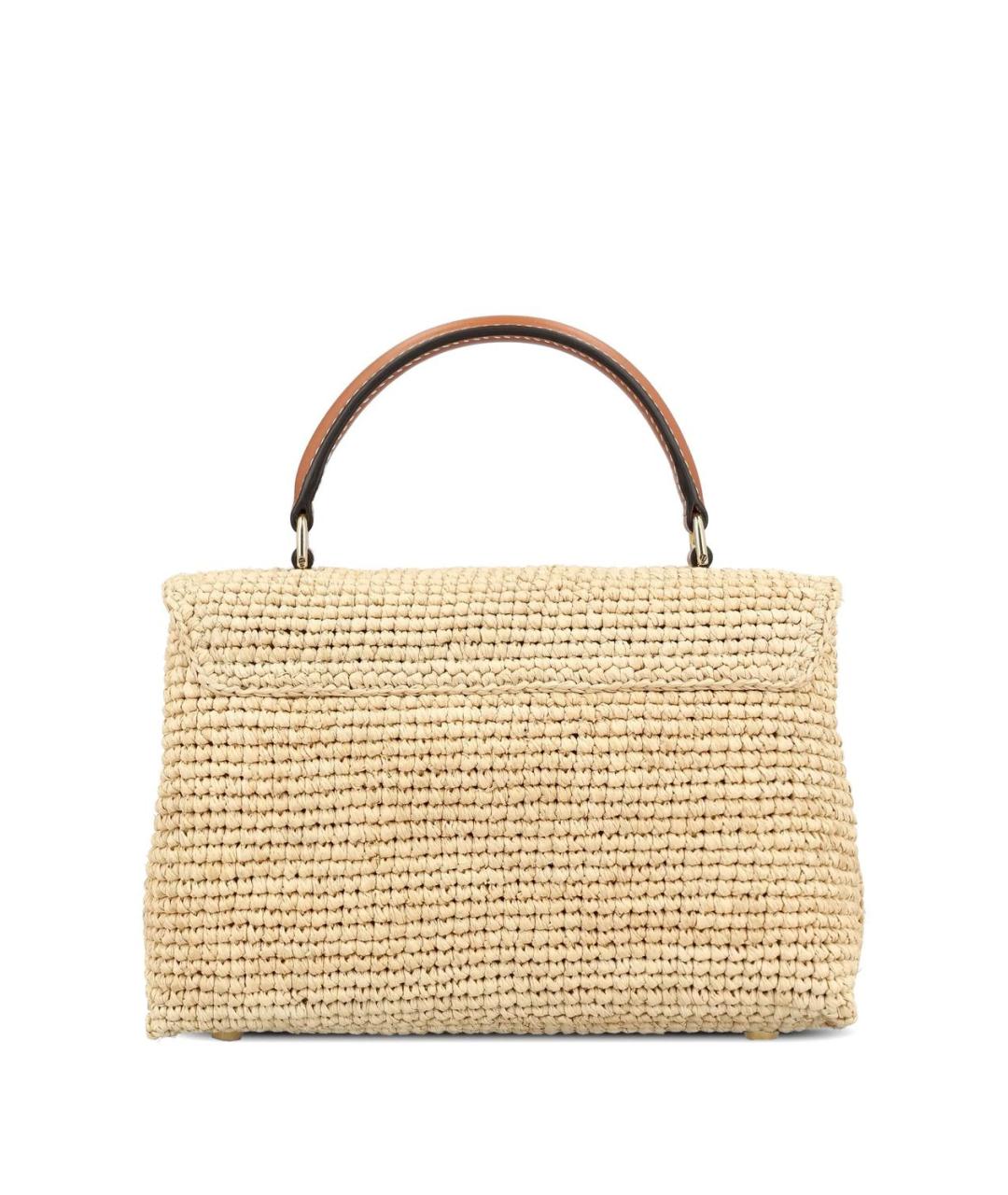 CELINE Бежевая пелетеная сумка тоут, фото 4