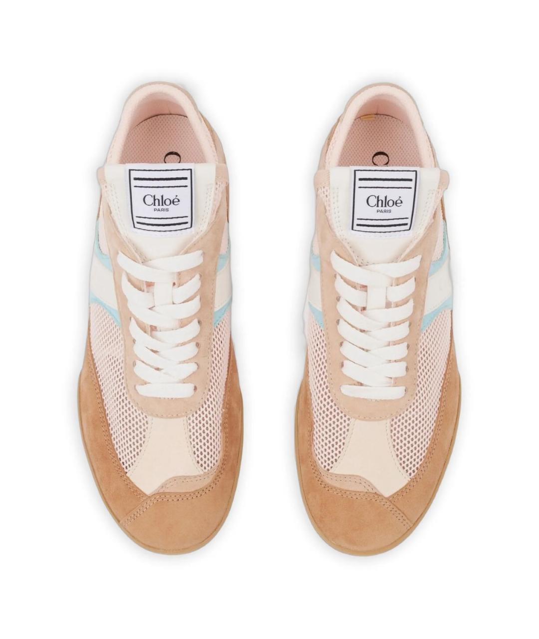 CHLOE Розовые синтетические кроссовки, фото 4