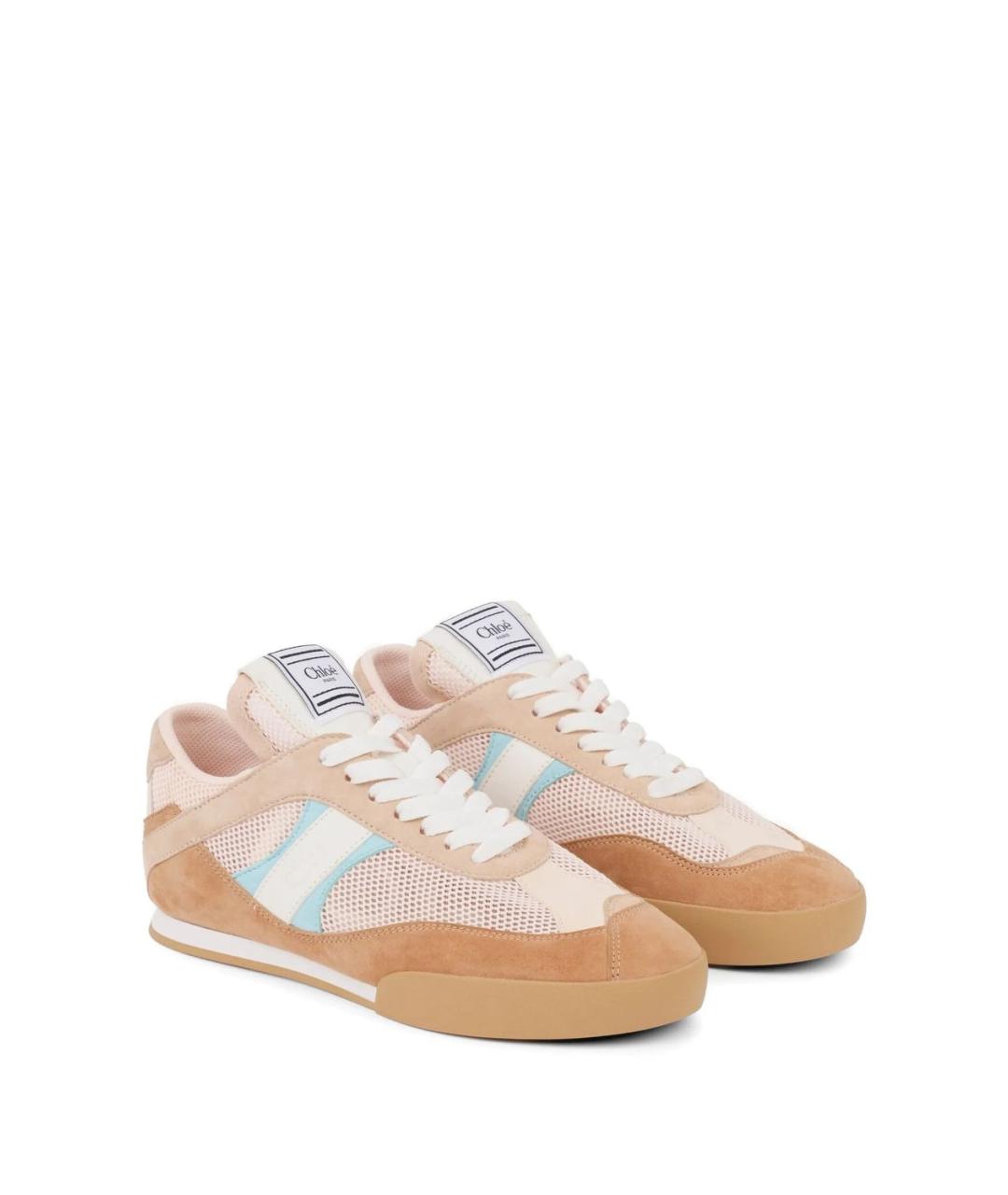 CHLOE Розовые синтетические кроссовки, фото 2